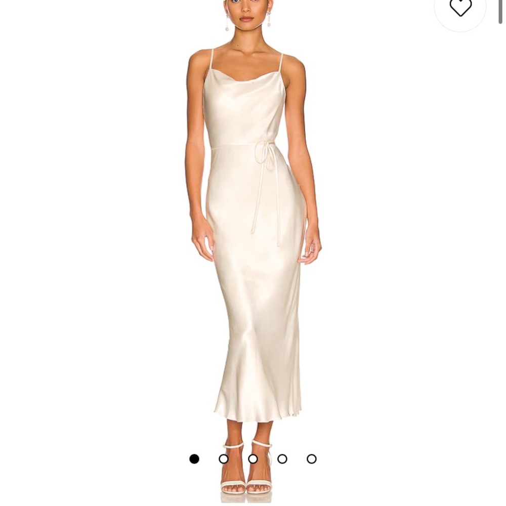 Shona joy la lune cowl neck midi dress